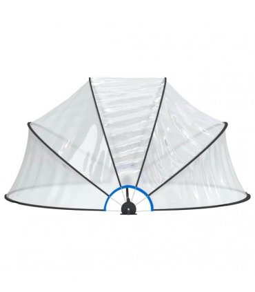 vidaXL Pool Dome Round 315x158 cm PVC — Size: 315 x 158 cm