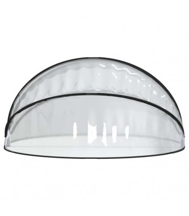 vidaXL Pool Dome Round 315x158 cm PVC — Size: 315 x 158 cm