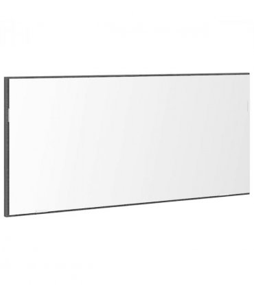 vidaXL Mirror Black oak 80 x 37 cm Glass and Engineered Wood