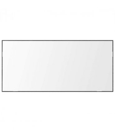 vidaXL Mirror Black oak 80 x 37 cm Glass and Engineered Wood