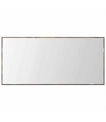vidaXL Mirror Wall-mounted Brown 80 x 37 cm Glass and Engineered Wood — Colour: Smoked oak