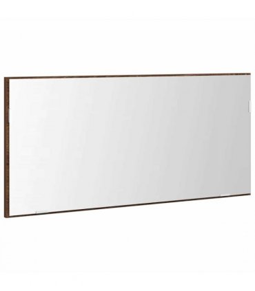 vidaXL Mirror Brown oak 80 x 37 cm Glass and Engineered Wood