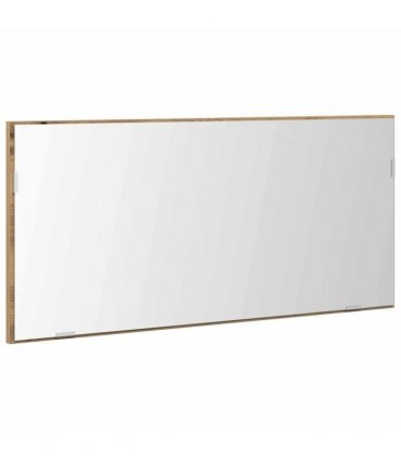vidaXL Mirror Artisan oak 80 x 37 cm Glass and Engineered Wood