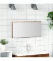 vidaXL Mirror Old wood 80 x 37 cm Glass and Engineered Wood