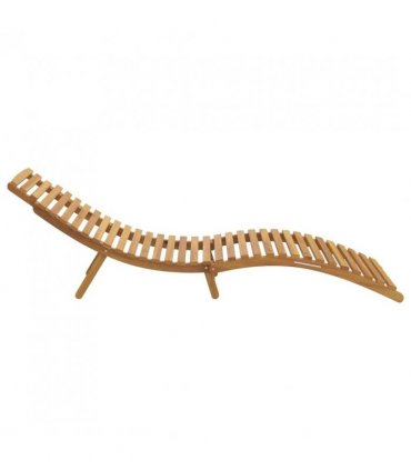 vidaXL Sun Lounger Brown 198 x 55 x 58.5 cm Solid Teak Wood — Size: 185.5 x 55 x 58.5 cm, Model: 1x sunlounger