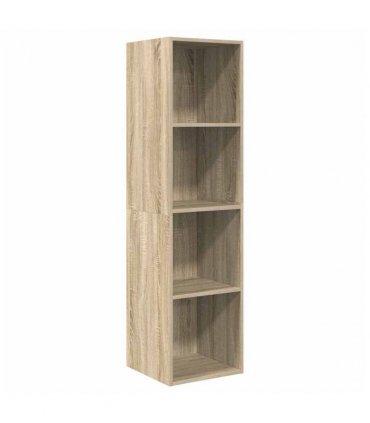 vidaXL Wall-mounted TV Cabinet Sonoma Oak 37x37x142.5 cm Engineered Wood