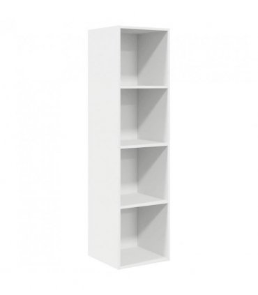 vidaXL Wall-mounted TV Cabinet White 37x37x142.5 cm Engineered Wood