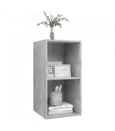 vidaXL Wall-mounted TV Cabinet Concrete Grey 37x37x72 cm Engineered Wood