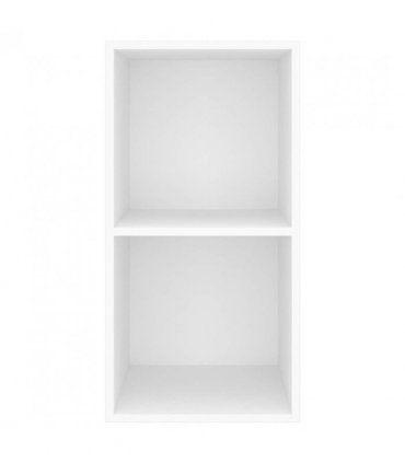vidaXL Wall-mounted TV Cabinet White 37x37x72 cm Engineered Wood