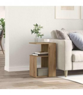 vidaXL Side Table Artisan Oak 36x30x56 cm Engineered Wood