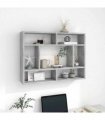 vidaXL Wall Shelf Concrete Grey 75x16x55 cm Engineered Wood