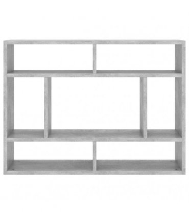 vidaXL Wall Shelf Concrete Grey 75x16x55 cm Engineered Wood