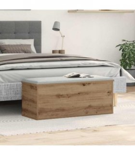 vidaXL Storage Box Artisan Oak 90 x 35 x 35 cm Engineered Wood