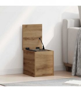 vidaXL Storage Box Artisan Oak 30 x 35 x 35 cm Engineered Wood