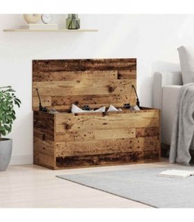 vidaXL Storage Box Old wood 100 x 42 x 46 cm Engineered Wood