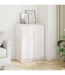 vidaXL Sideboard White 60x36x84 cm Solid Pinewood