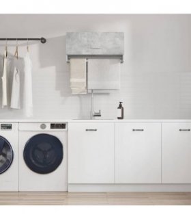 vidaXL Wardrobe Concrete Grey 70x32.5x35 cm Engineered Wood — Size: 70 x 32.5 x 35 cm