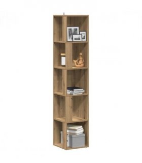 vidaXL Corner Cabinet Artisan Oak 33x33x165 cm Engineered Wood — Size: 33 x 33 x 165 cm