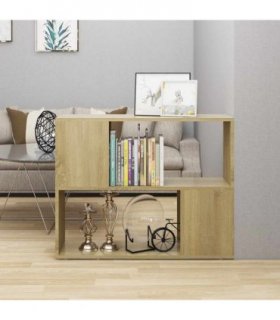 vidaXL TV Cabinet Sonoma Oak 80x24x63 cm Engineered Wood — Size: 80 x 24 x 63 cm