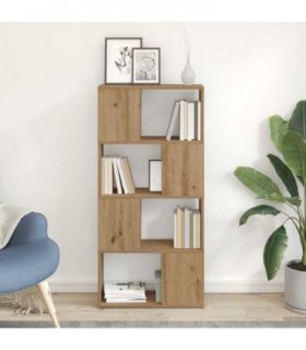 vidaXL TV Cabinet Set Brown 60 x 24 x 125.5 cm Engineered Wood — Colour: Artisan oak, Size: 60 x 24 x 124 cm