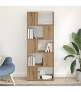 vidaXL TV Cabinet Set Brown 60 x 24 x 156 cm Engineered Wood — Colour: Artisan oak, Size: 60 x 24 x 155 cm