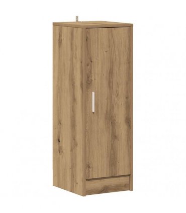 vidaXL Shoe Cabinet Artisan Oak 32x35x92 cm Engineered Wood — Size: 32 x 35 x 92 cm, Model: shoe cabinet with door