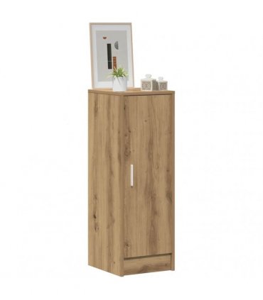 vidaXL Shoe Cabinet Artisan Oak 32x35x92 cm Engineered Wood — Size: 32 x 35 x 92 cm, Model: shoe cabinet with door
