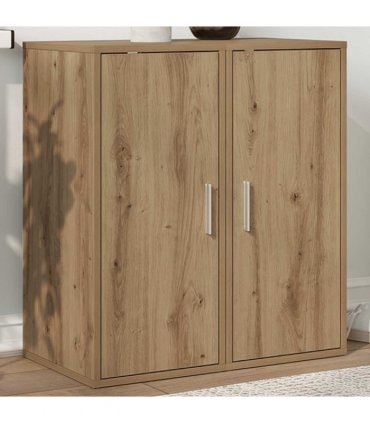 vidaXL Shoe Cabinets 2 pcs Artisan Oak 32x35x70 cm Engineered Wood — Size: 32 x 35 x 70 cm, Model: 2x shoe cabinet with door