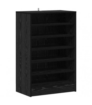 vidaXL Shoe Cabinet Black Oak 60 x 35 x 92 cm Engineered Wood — Model: Shoe cabinet without door