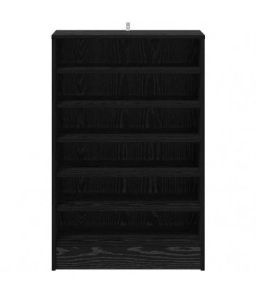 vidaXL Shoe Cabinet Black Oak 60 x 35 x 92 cm Engineered Wood — Model: Shoe cabinet without door