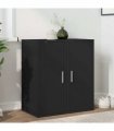 vidaXL Shoe Cabinets 2 pcs Black 32x35x70 cm Engineered Wood — Size: 32 x 35 x 70 cm, Model: 2x shoe cabinet with door