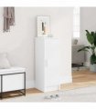 vidaXL Shoe Cabinet White 32x35x92 cm Engineered Wood — Size: 32 x 35 x 92 cm, Model: shoe cabinet with door