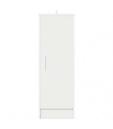 vidaXL Shoe Cabinet White 32x35x92 cm Engineered Wood — Size: 32 x 35 x 92 cm, Model: shoe cabinet with door