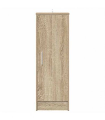 vidaXL Shoe Cabinet Sonoma Oak 32x35x92 cm Engineered Wood — Size: 32 x 35 x 92 cm, Model: shoe cabinet with door