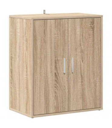 vidaXL Shoe Cabinet | Sonoma oak | Engineered wood | Compact — Size: 60 x 35 x 70 cm, Model: shoe cabinet with door