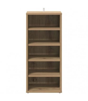 vidaXL Shoe Cabinets 2 pcs Artisan Oak 32x35x70 cm Engineered Wood — Size: 32 x 35 x 70 cm, Model: 2x shoe cabinet without door
