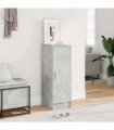 vidaXL Shoe Cabinet Concrete Grey 32x35x92 cm Engineered Wood — Size: 32 x 35 x 92 cm, Model: shoe cabinet with door