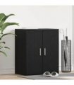 vidaXL Shoe Cabinet Black Oak 60 x 35 x 70 cm Engineered Wood — Model: Shoe cabinet with door
