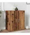 vidaXL Shoe Cabinets 2 pcs Old Wood 32x35x70 cm Engineered Wood — Size: 32 x 35 x 70 cm, Model: 2x shoe cabinet with door