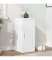 vidaXL Shoe Cabinet White 32x35x70 cm Engineered Wood — Size: 32 x 35 x 70 cm, Model: shoe cabinet with door