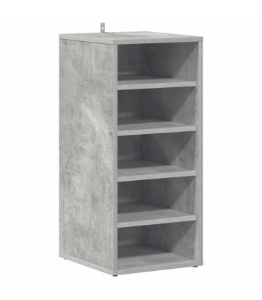 vidaXL Shoe Cabinet Concrete Grey 31.5x35x70 cm Engineered Wood — Size: 31.5 x 35 x 70 cm, Model: shoe cabinet without door
