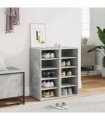 vidaXL Shoe Cabinets 2 pcs Concrete Grey 31.5x35x70 cm Engineered — Size: 31.5 x 35 x 70 cm, Model: 2x shoe cabinet without door