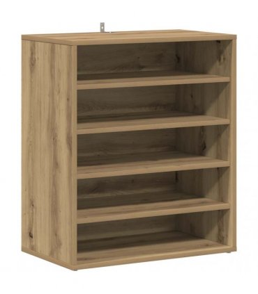 vidaXL Shoe Cabinet Artisan Oak 60x35x70 cm Engineered Wood — Size: 60 x 35 x 70 cm, Model: shoe cabinet without door