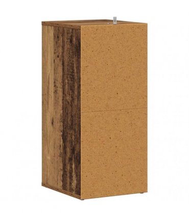 vidaXL Shoe Cabinets 2 pcs Old Wood 32x35x70 cm Engineered Wood — Size: 32 x 35 x 70 cm, Model: 2x shoe cabinet without door