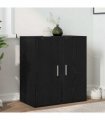 vidaXL Shoe Cabinets 2 pcs Black Oak 32x35x70 cm Engineered Wood — Size: 32 x 35 x 70 cm, Model: 2x shoe cabinet with door