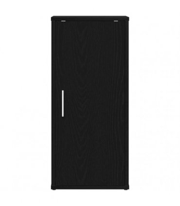 vidaXL Shoe Cabinets 2 pcs Black Oak 32x35x70 cm Engineered Wood — Size: 32 x 35 x 70 cm, Model: 2x shoe cabinet with door