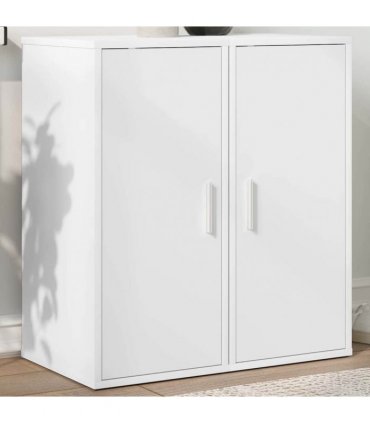 vidaXL Shoe Cabinets 2 pcs White 32x35x70 cm Engineered Wood — Size: 32 x 35 x 70 cm, Model: 2x shoe cabinet with door