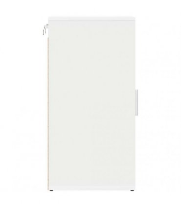 vidaXL Shoe Cabinets 2 pcs White 32x35x70 cm Engineered Wood — Size: 32 x 35 x 70 cm, Model: 2x shoe cabinet with door