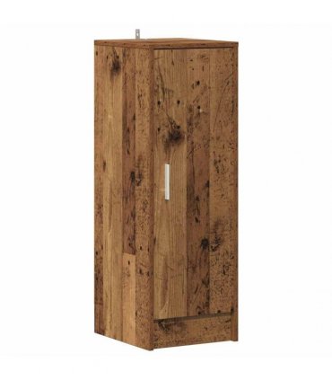vidaXL Shoe Cabinet Old Wood 32x35x92 cm Engineered Wood — Size: 32 x 35 x 92 cm, Model: shoe cabinet with door