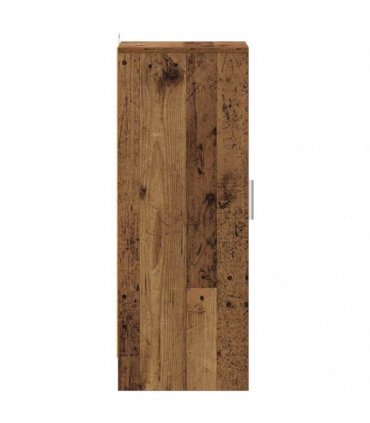 vidaXL Shoe Cabinet Old Wood 32x35x92 cm Engineered Wood — Size: 32 x 35 x 92 cm, Model: shoe cabinet with door